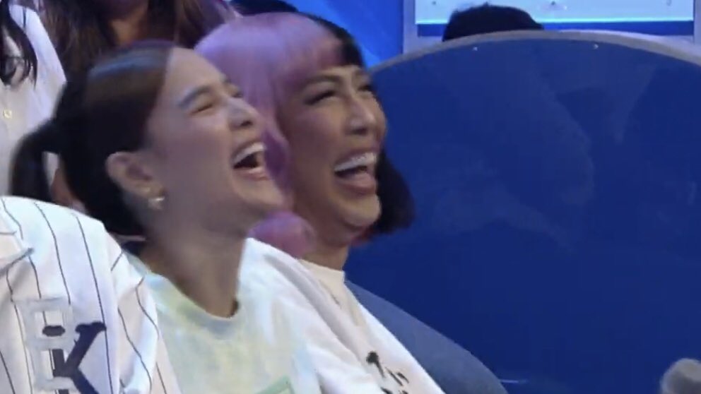 JGSupremacy's tweet photo. Cute niyo @vicegandako and @jackiegirlg !!! 💗

#ShowtimePlaytime | #JackieGonzaga | #ViceGanda https://t.co/rrjR79YBrJ