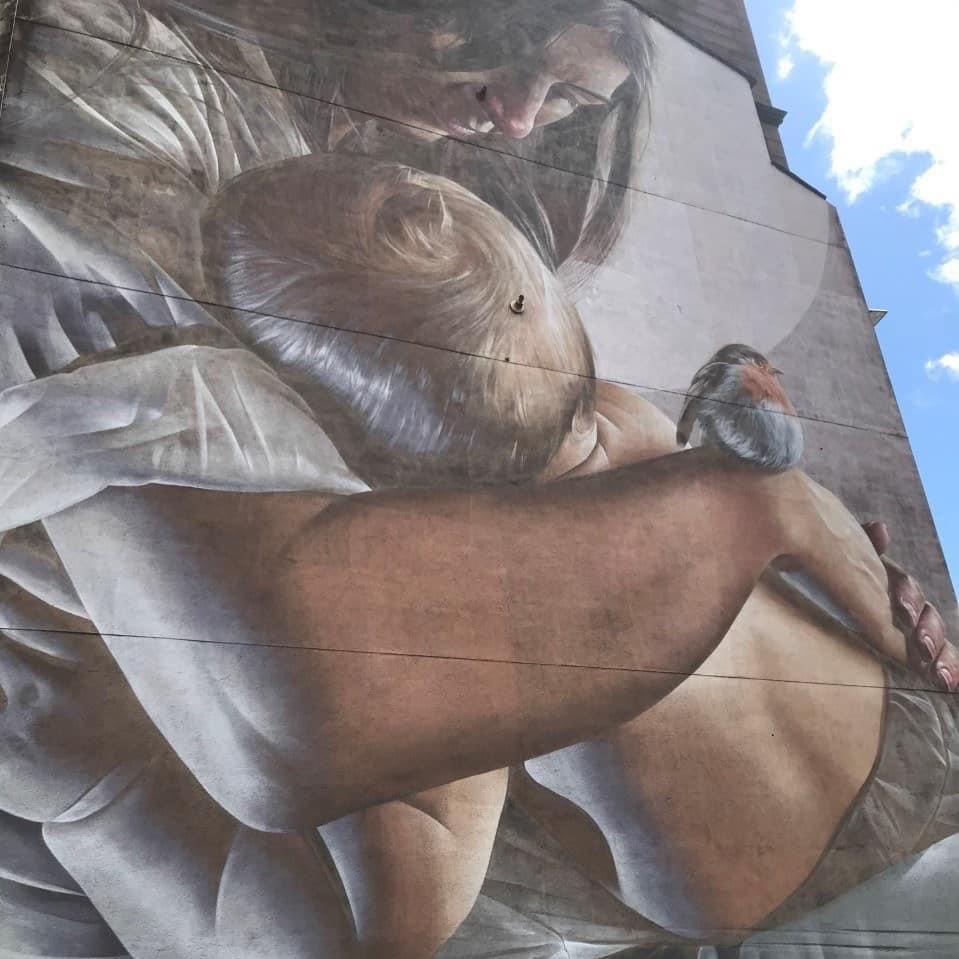 NHSWI's tweet image. As we mark the end of World Breastfeeding Week, we hope that we have helped raise awareness of the benefits of breastfeeding &amp;amp; support available. 
#WBW2022 #EducateAndSupport #BreastfeedingFriendlyScotland (mural by Smug in Glasgow)