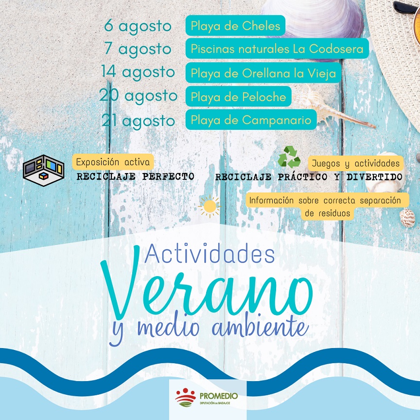 DipdeBadajoz's tweet photo. ♻️ Este fin de semana comenzaron las actividades de educación ambiental de @PromedioBadajoz en la playa de Cheles y las piscinas de La Codosera.

Las próximas citas son
📅 14ago 🏖️ Orellana la Vieja
📅 20ago 🏖️ Peloche
📅 21ago 🏖️ Campanario

➕ℹ️ https://t.co/AcNNOlnvpV
🌐 #ODS4 https://t.co/ynxgEEvS6M