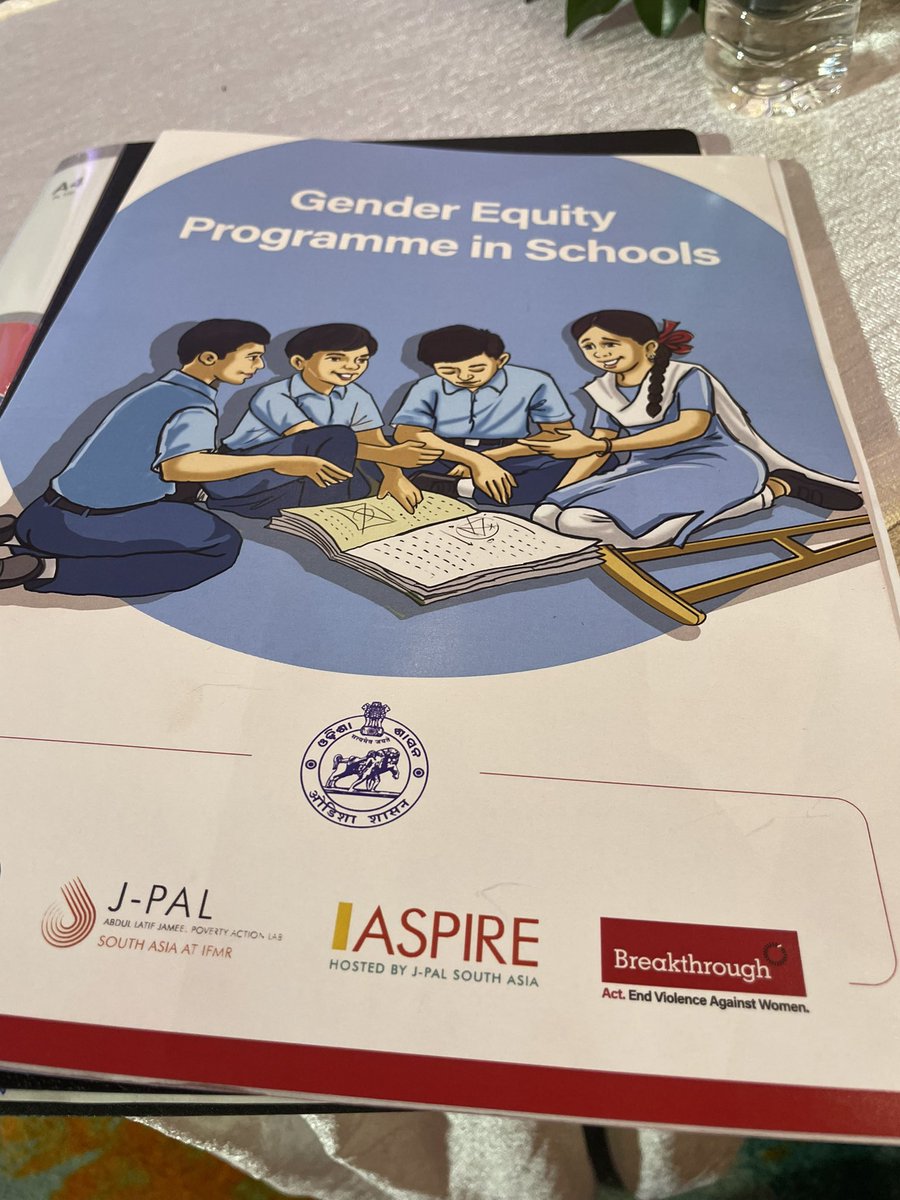 Signed & sealed - the MoU with Odisha State Education Programme Authority @OSEPA_Official @JPAL_SA and @INBreakthrough to launch the gender equity programme across 23000 govt schools. #genderequity #genderequality #schools #schoolsystem @MenonSunitA @ShobhiniMukerji