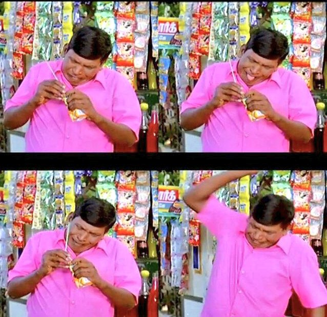 Vincysaint1's tweet image. ഒരു ഫ്രൂട്ടി കുടിക്കാൻ നോക്കിയിട്ട്..
ഓ... കോ.... പ്പ്... 😌😇