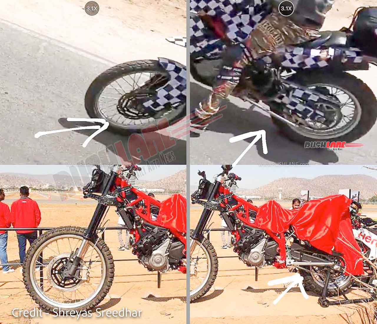 RushLane on X Hero Xpulse 300 prototype that was revealed in early 2020 compared with the latest spy shots. https t CNtqb1j57Q X