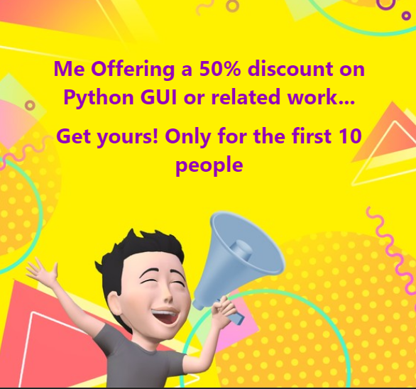 DcodeDesigner's tweet image. #letsconnect with #hishamsarwar 
#offers of #Python #designerndcode