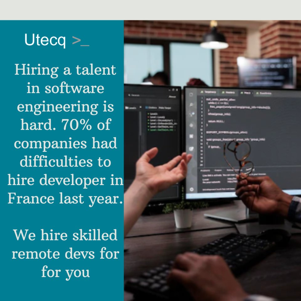 CommunityUtecq's tweet image. #digitaltransformation #remotedev #hiredevs