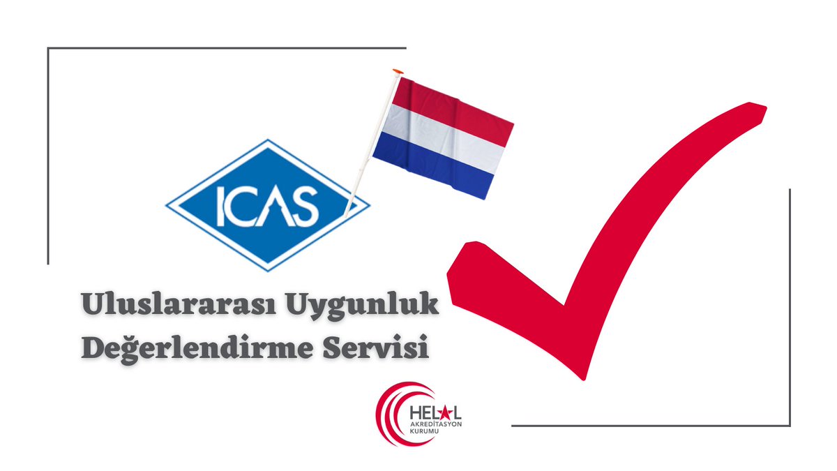 OIC/SMIIC2:2019 uyarınca akredite Uluslararası Uygunluk Değerlendirme Servisi’nin (ICAS) Hollanda'daki helal belgelendirme faaliyetleri HALAL CORRECT adlı iştirakiyle akreditasyon kapsamına alındı. Bu suretle HAK akreditasyonu kapsamındaki helal belge sayısı 767'ye yükseldi.