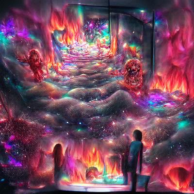 "Entrance to hell" - made with <a href="/NightCafeStudio/">NightCafe Studio</a> 

creator.nightcafe.studio/creation/TI5rR…

#aiart #nightcafe #digitalart