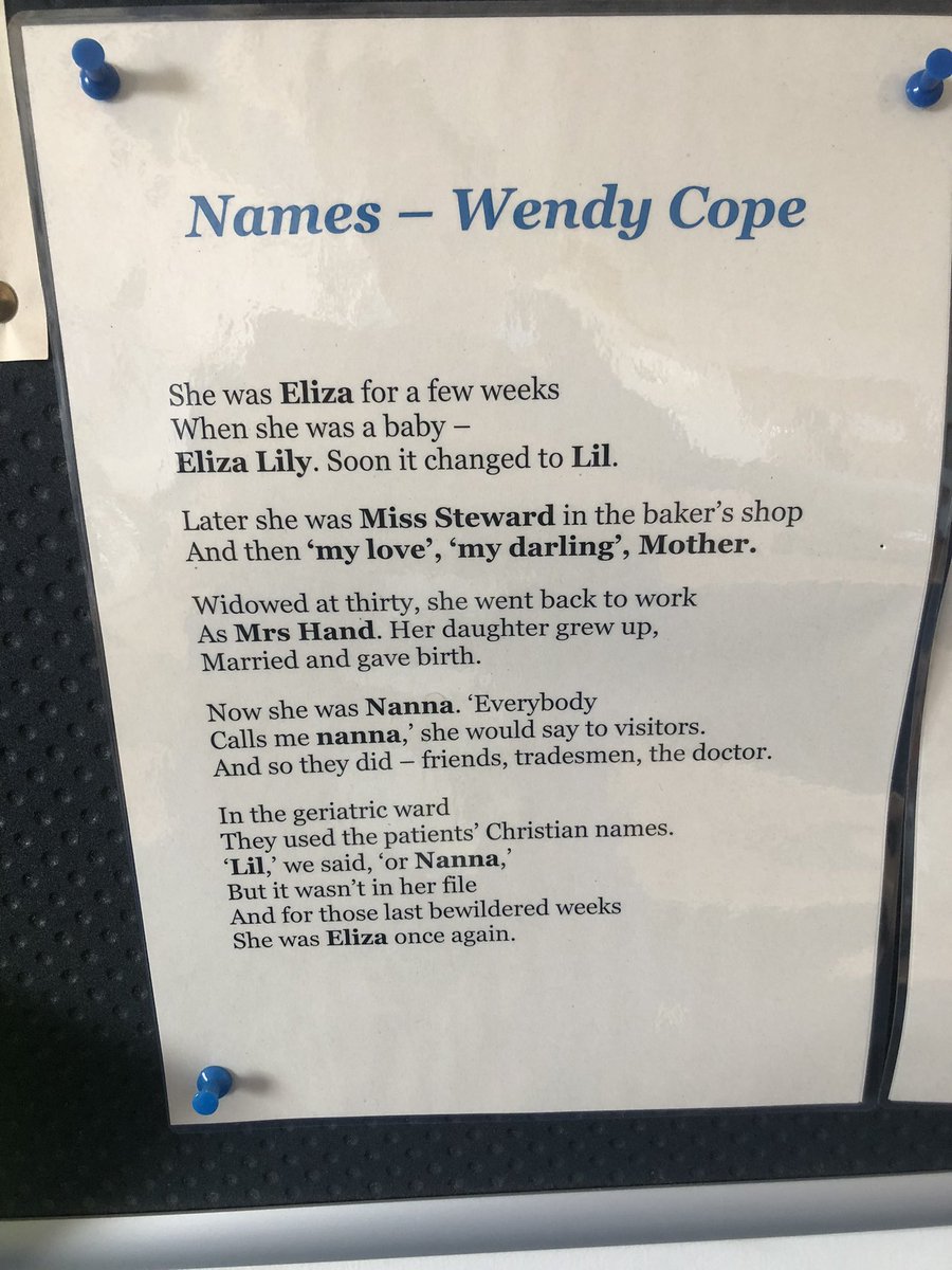Spotted: one of my favourites on the wall of my new reg room 

If you’re in <a href="/NHS_Lothian/">NHS Lothian</a> you can add ‘preferred name’ on TRAK easily on the demographic tab 👍