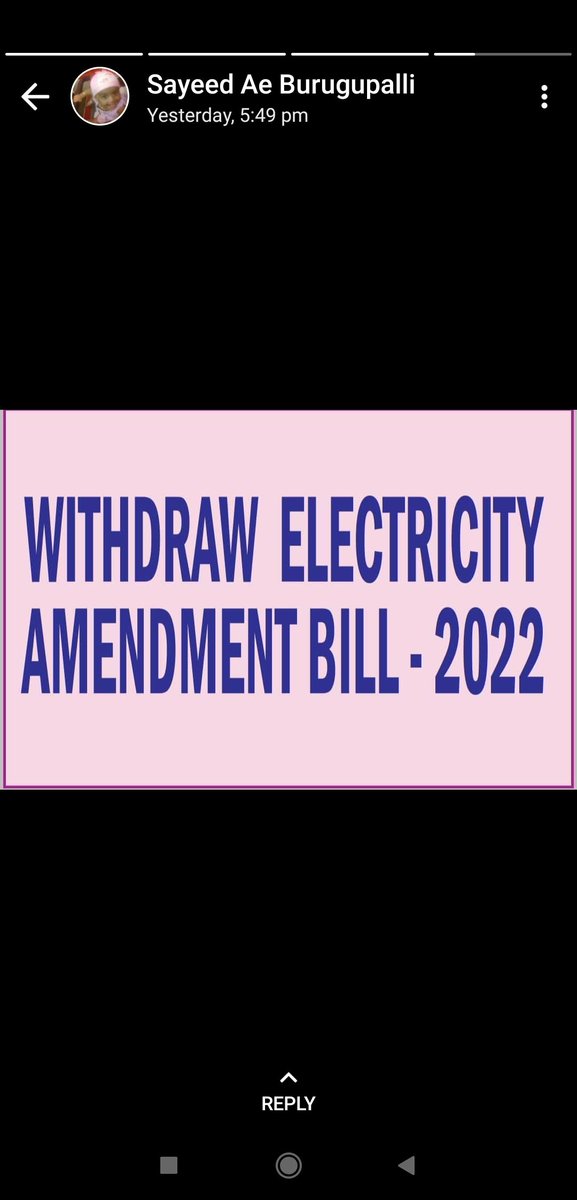 durgampchander's tweet photo. @PMOIndia @RajKSinghIndia @MinOfPower 
Respected @narendramodi ji,
Withdraw the proposed legislation of #Electricity_Amendment_Bill_2022 .
#savepowersector_saveindia https://t.co/ppP239HEpx