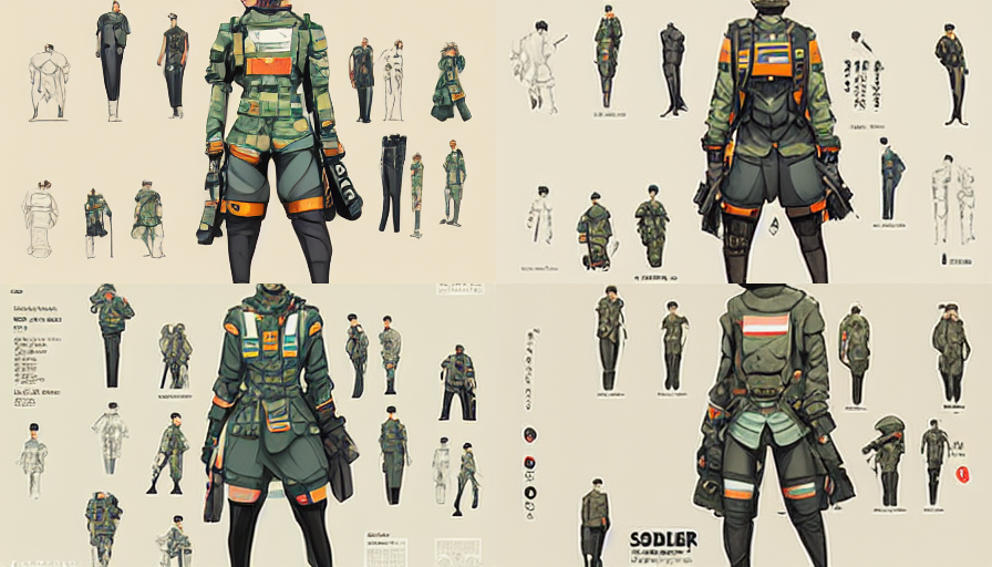 #midjourney で遊ぶプロンプト「characters reference sheet」が結構面白くて「うわ!それっぽい!」ってなってます
