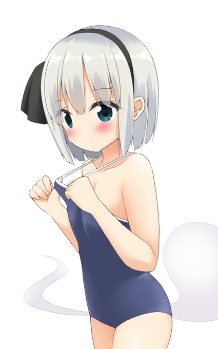 スク水を直す仕草③ 