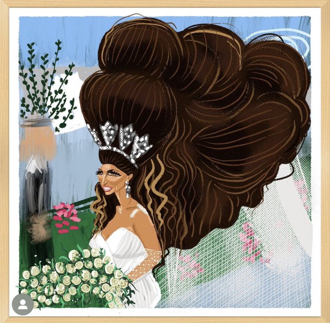 Real Housewives' Star Teresa Giudice's Wedding Hair Is a Marvel of the  Universe