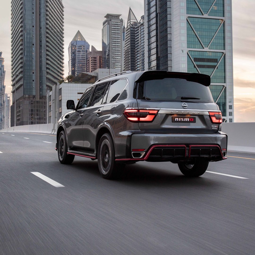 NissanAbuDhabi's tweet photo. Redefined aerodynamics and renowned power. New #NissanPatrol NISMO 2022. #CraftedToConquer #PatrolLegends
ديناميكا هوائية بمفهوم جديد وقوة لا منافس لها. #نيسان_باترول نيسمو 2022 الجديد. #صُمم_ليتصدر #أبطال_الباترول https://t.co/pOUfC5Bain