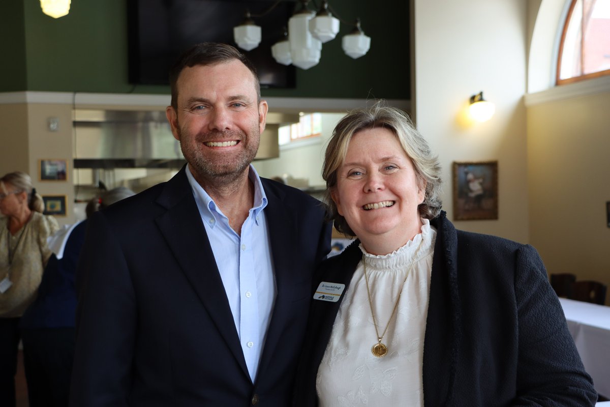 MCTCPresident's tweet photo. Thank you to @KCTCSPresident, @SteveWestKY, @WilliamHD70, and Megan Bankemper with @LeaderMcConnell office as well as members of the MCTC Board of Directors and MCTC Foundation Board for joining us at lunch last week. I look forward to working with you all! #MCTCproud #KCTCS https://t.co/qHWI2PIF0h