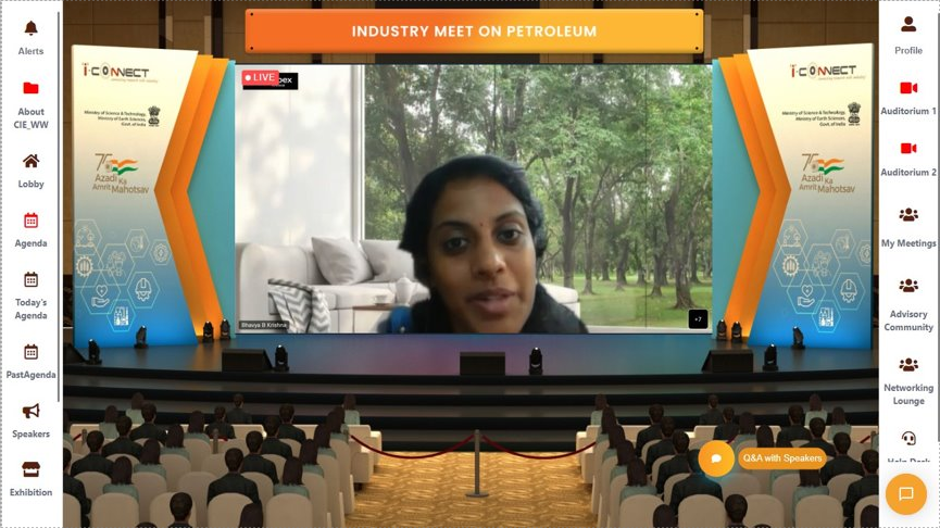 i_Connect75's tweet photo. Here is a peek into today's @i_Connect75 online event #3 - Industry Meet on Petroleum.

#iconnect75 #AzadiKaAmritMahotsav #CSIR https://t.co/hDLGh13DOx