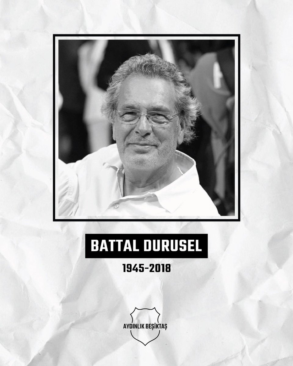 Beşiktaşımızın ve Türk basketbolunun önemli isimlerinden Battal Durusel’i vefatının 4. yılında saygıyla ve rahmetle anıyoruz. #AydınlıkBeşiktaş