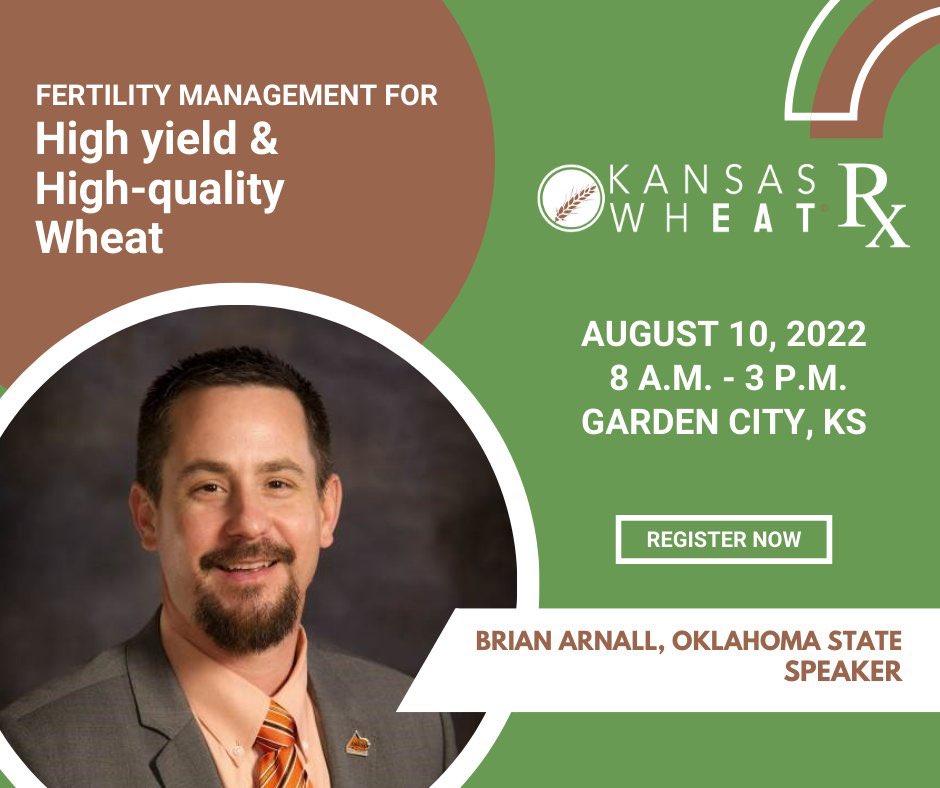 KSUWheat's tweet photo. Don’t miss all of this week’s #wheat extension events to learn about high yield = high quality wheat:

- Tuesday 8/9: WheatRx in Phillipsburg with @KansasWheat 

- Wednesday 8/10: WheatRx in Garden City with @grain_craft 

- Thursday 8/11: WheatU in Wichita with @HighPlainsJrnl https://t.co/Bh2WbAo9se