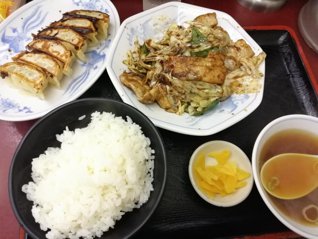 ゴーヤチャンプルー作ると豪語してたが、ダルくて自炊不可となり福しんの回鍋肉定食。昼がスイカのみだったんで餃子をつけてしまった。これがおデブの元だ。 