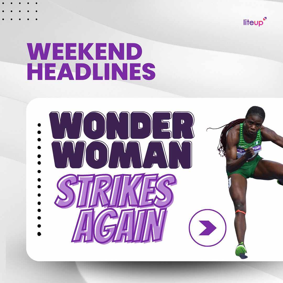 Theliteup's tweet photo. Nigerian women doing us proud in the world of sports topped the headlines over the weekend.
#IncaseYouMissedIt
#weekendinreview on Liteup https://t.co/h2sn2DstVk