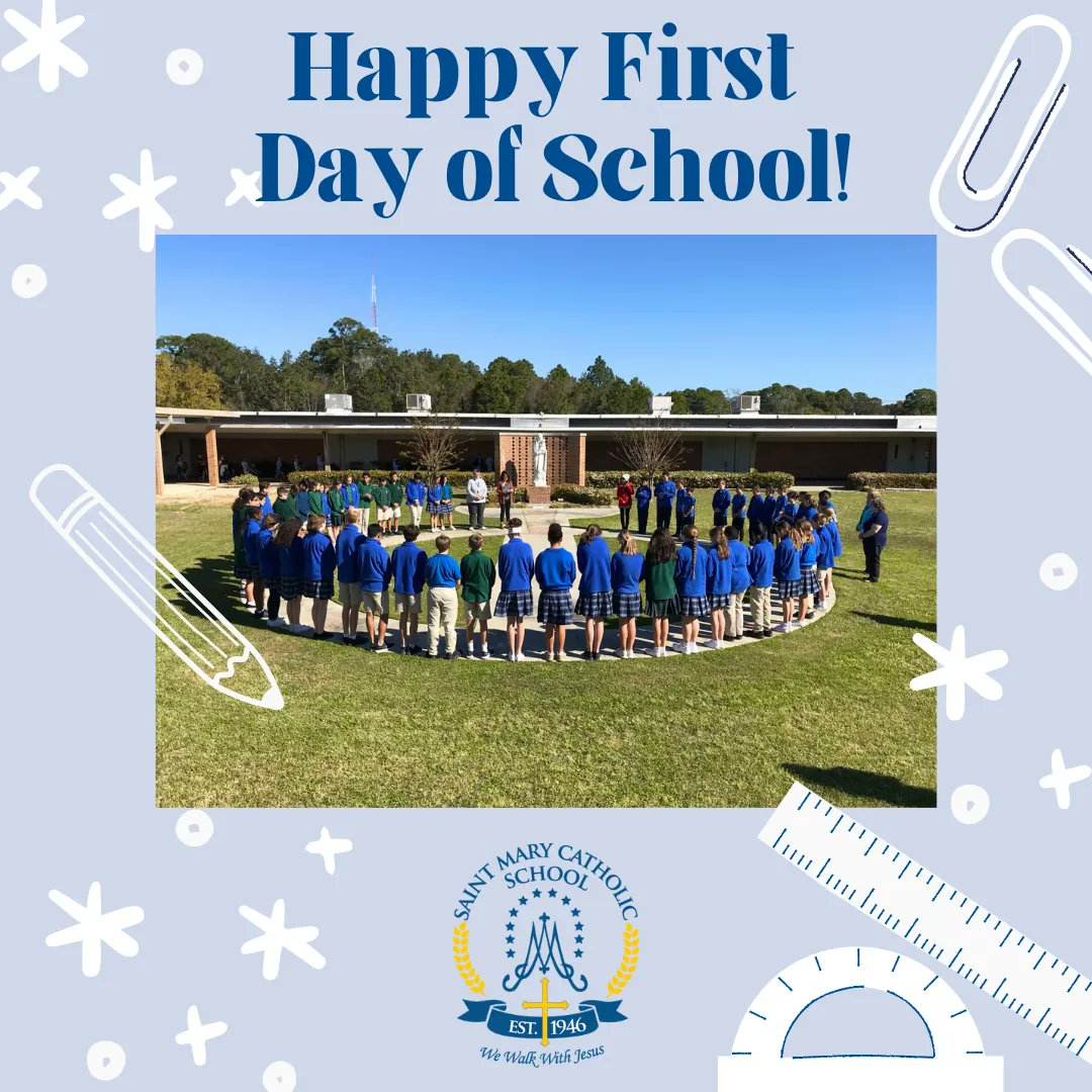 StMaryLife's tweet photo. 🍎 First Day of School 🍎

Come, Holy Spirit. May the Lord be with our students, teachers, and parents as they begin a new school year. Let your spirit guide them, protect them, give them wisdom, knowledge, and understanding to excel in everything that they do. 

Amen. https://t.co/OQWjrSTRMK