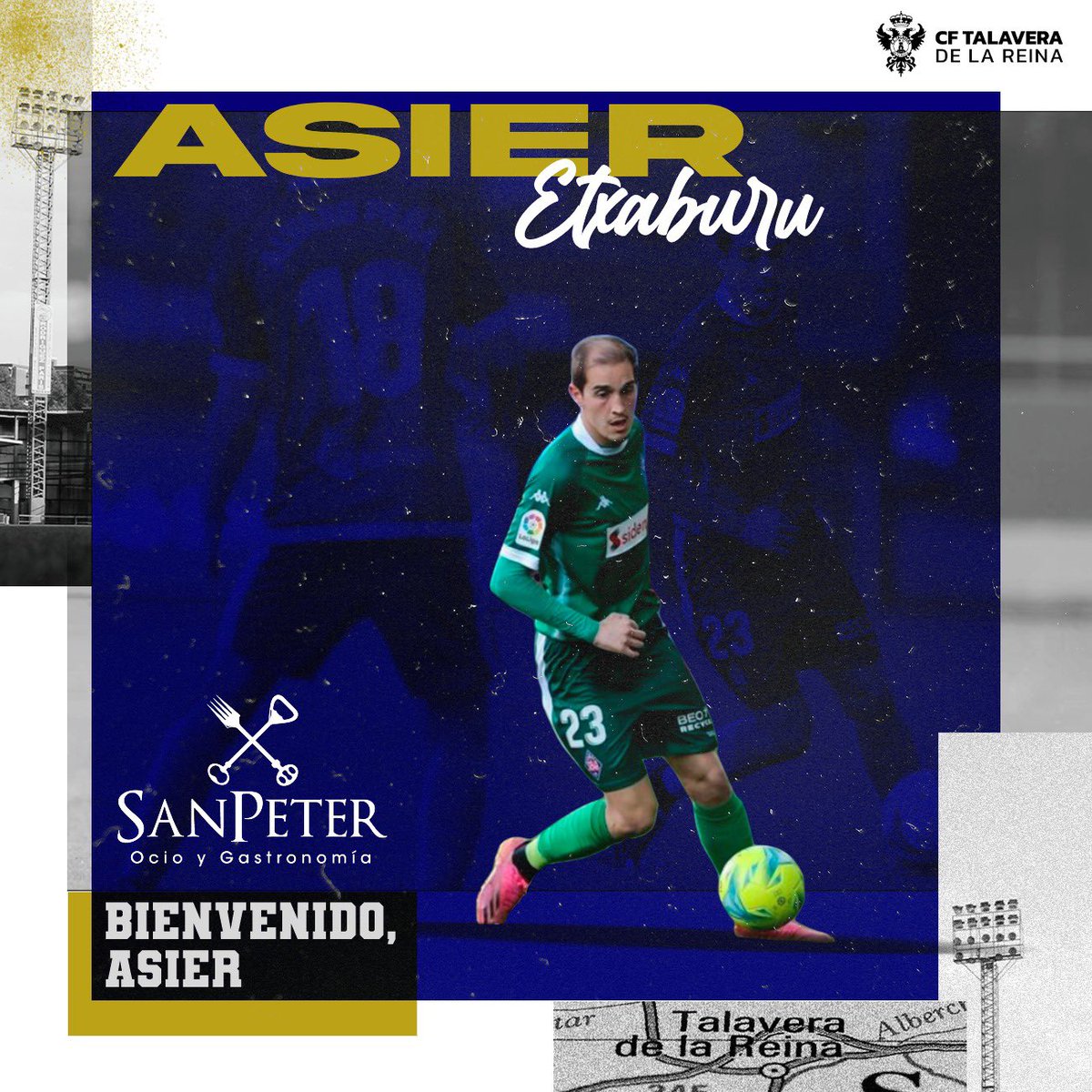 📜 𝗖𝗼𝗺𝘂𝗻𝗶𝗰𝗮𝗱𝗼 𝗢𝗳𝗶𝗰𝗶𝗮𝗹: Asier Etxaburu, nuevo jugador del CF Talavera.

📰 bit.ly/3p07UeH

#𝙑𝙖𝙢𝙤𝙨𝙏𝙖𝙡𝙖 🏺 || #Tuverah