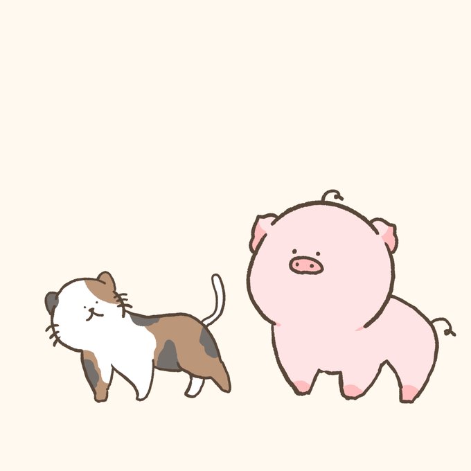 こっちをみるぶたさんのtwitterイラスト検索結果