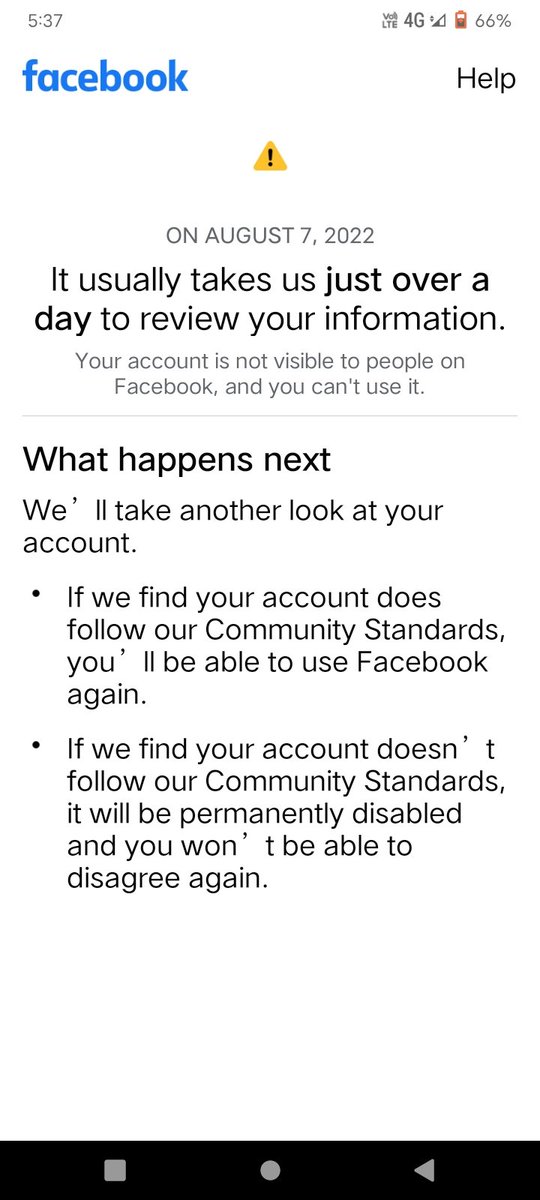 salimuddink1's tweet photo. @MetaOpenSource @MetaforDevs @paulmckrcu Hi Dear Facebook team
I have my Facebook page one 10k plus follower I need this account please help me

Salim, you disagreed with the decision
ON AUGUST 7, 2022
It usually takes us just over a https://t.co/NbI7NVHxWK