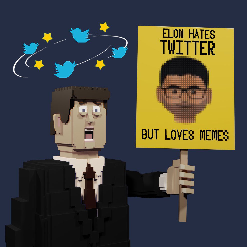 1 Million Memes (@1millionmemes) on Twitter photo In order to give Elon a fun time, we launched 1 Million Meme Pixel Map, and we raffle 10,000 pixels for the WhiteList, each pixel is an entry.
Enter👇🏻:
1. Follow <a href="/1MillionMemes/">1 Million Memes</a>
2. RT + like this tweet
3. Drop ur ETH adress
Free mint first 100k pixels, winners in 72 hours🍀🎁 In order to give Elon a fun time, we launched 1 Million Meme Pixel Map, and we raffle 10,000 pixels for the WhiteList, each pixel is an entry.
Enter👇🏻:
1. Follow <a href="/1MillionMemes/">1 Million Memes</a>
2. RT + like this tweet
3. Drop ur ETH adress
Free mint first 100k pixels, winners in 72 hours🍀🎁