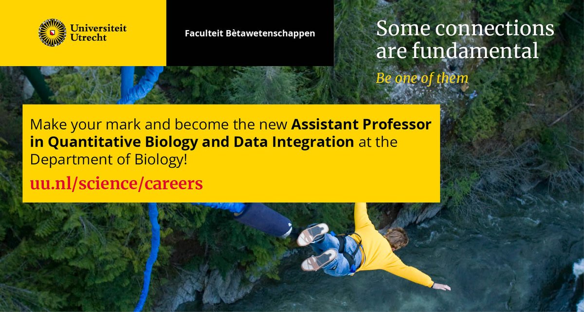 Baubec Lab (@baubeclab) on Twitter photo Please RT! We are hiring a Tenure-Track Assistant Professor in Quantitative Biology and Data Integration <a href="/UUBeta/">Faculty of Science, Utrecht University</a> / Department of Biology. Join us as a new colleague! uu.nl/en/organisatio… Please RT! We are hiring a Tenure-Track Assistant Professor in Quantitative Biology and Data Integration <a href="/UUBeta/">Faculty of Science, Utrecht University</a> / Department of Biology. Join us as a new colleague! uu.nl/en/organisatio…