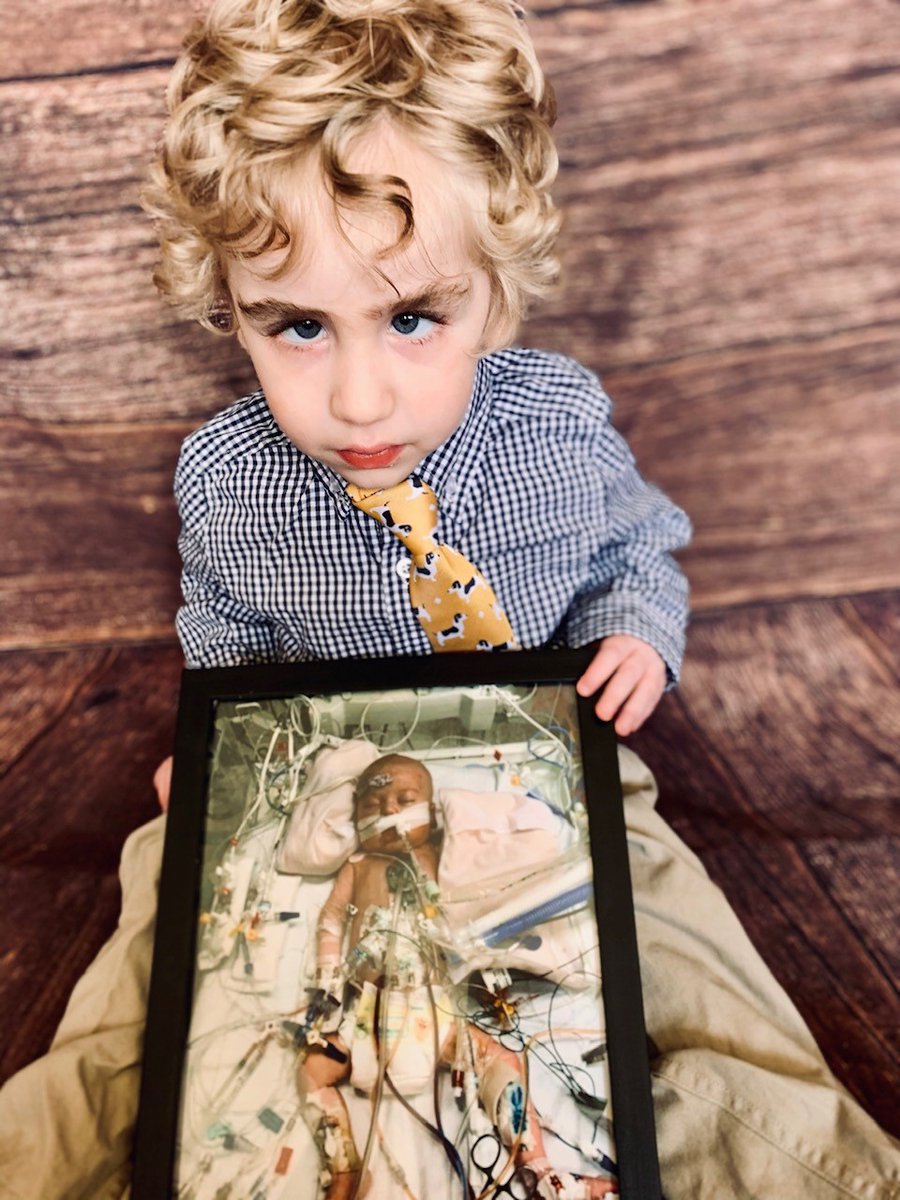 This is James of #NKY. When he was 2 weeks, he was saved from cardiac arrest <a href="/CincyChildrens/">Cincinnati Children's</a>. The same method that saved him caused a 30% drop in these attacks among babies a-x the country.
Here's his story &amp; how this happened: bit.ly/3SCPHRV via <a href="/Enquirer/">Enquirer</a>