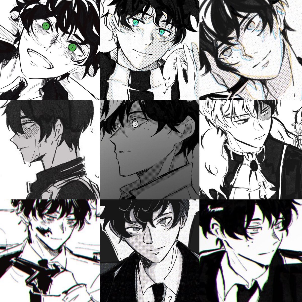 ขาวดำเวอร์ชั่น วิลเลินเดกุล้อมคุณไว้หมดแล้ว #faceyourart
