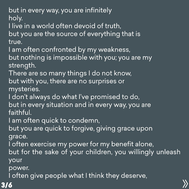 PaulTripp's tweet photo. There are so many disappointments in life,
but I am never disappointed in
you.

Swipe ⬅️ to read the full poem.