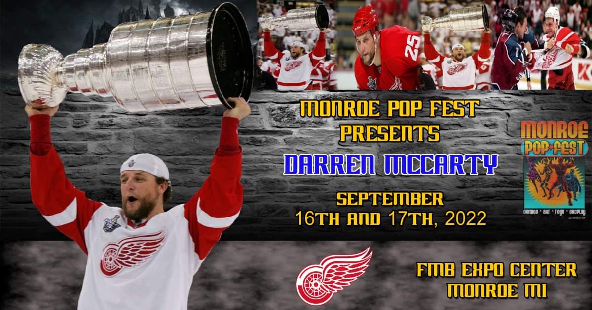 The Monroe Pop Fest on Twitter "Darren McCarty will be a guest at the