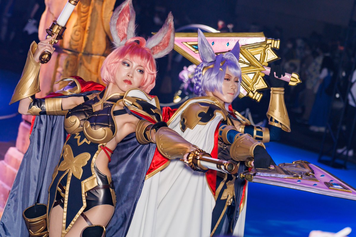 オフィシャルキャストさん撮影:十天衆(シエテ・シス・カトル・エッセル