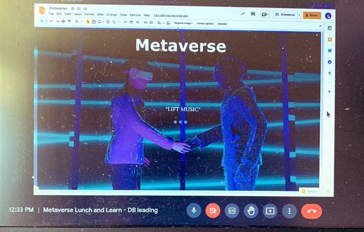 Charlotte_Cymru's tweet photo. Brilliant #LunchAndLearn today @SwanseaMAD led by Dave 4 the whole team on the #Metaverse & what it means to our #communication as a #society, #benefits & #challenges ๐ Thanks Dave #DigitalLearningStrategy ๐ Get in contact with @GeraintJTurner if u wud like to know more ๐ https://t.co/Y3cYnRPiyK