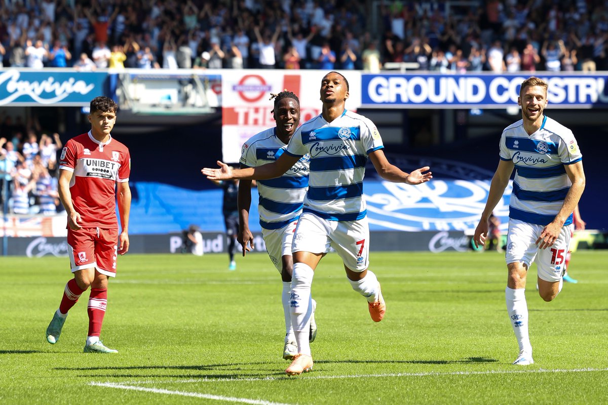 house_of_flags's tweet photo. Goal celebrations at @QPR on Saturday, but take a closer look.

See that huge blue banner? We're proud to say that it was manufactured by House of Flags!

A huge thank you to @QPR for asking us to be involved with this project

#football #newseason #largeformatprinting #fans https://t.co/GCXTVOVv5p