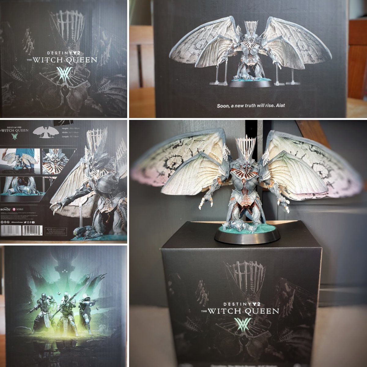 Beanie_IDC's tweet photo. She's Here!! #Savathun #TheWitchQueen #destiny2 @Bungie @DestinyTheGame @GAMEdigital @NumskullDesigns #twitch #twitchaffiliate #smallstreamerclub (close up shots to follow shortly) #Beanie'sDiscord https://t.co/PrviHrscMJ