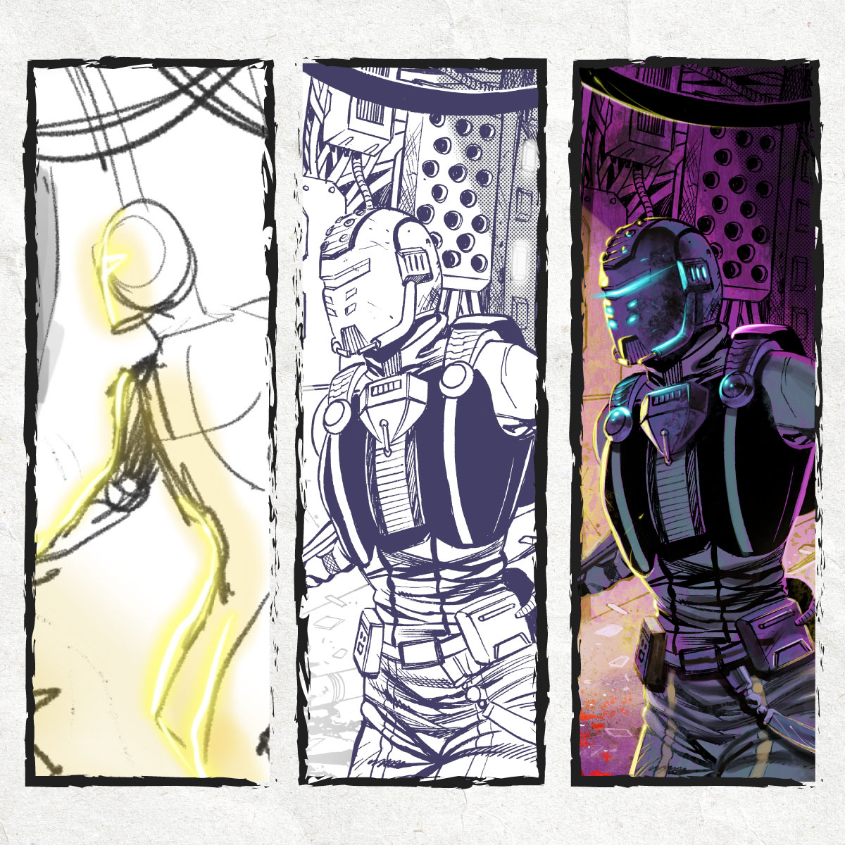 FracturedEcho01's tweet photo. Got to love the process #fracturedecho

#indiecomics #comics #comicsbook #writerslift #crowdfunding #comicsgate #gaming #scifi #horror #deadspace #art https://t.co/tjg7bE4frj