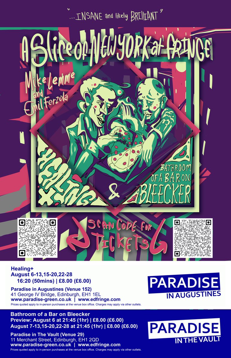 mike_lemme's tweet image. #FringeFirsts: 1st time stuck in an airport for 24 hours, 1st time canceling a show in years, 1st time having my credit card info stolen, 1st time bringing 2 of my shows to the largest arts festival in the world! 2 for 1 tixs today or donations. Either way, BRING CASH PLEASE 😂