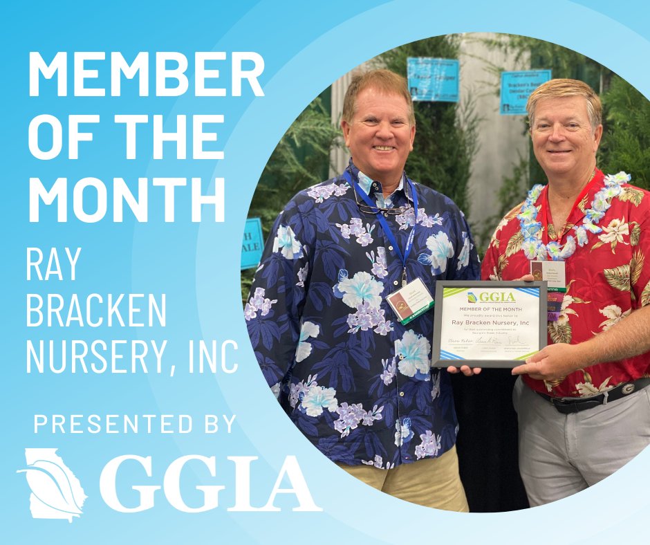 Ray Bracken Nursery, Inc. has been a dedicated member since 2002. TWENTY YEARS! 

GGIA would not be all it is today without the support of companies like this.
