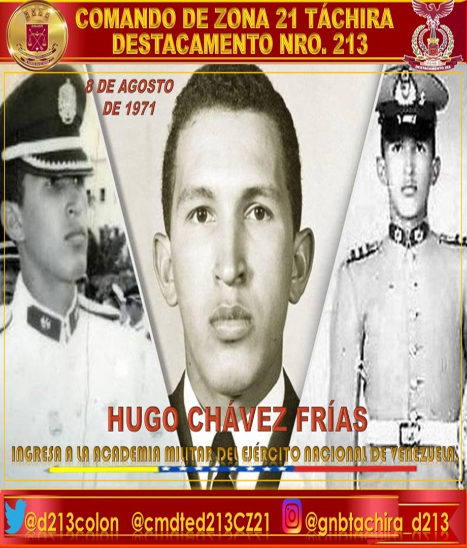 EElpulpito's tweet photo. #08Agost||🔉Hace 51 años el Comandante Supremo Hugo Rafael Chávez Frías, ingresó a la Academia Militar del Ejército considerada "La Casa de los sueños azules.
#CongresoNuevaÉpoca
Pac Pulpito https://t.co/t1J9pS1lGv