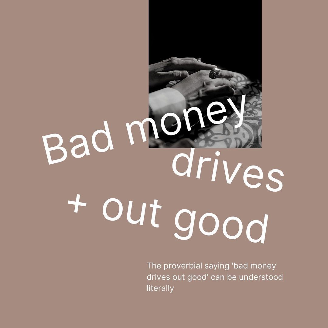 CreavoraStudio's tweet photo. Bad Money Drives + Out Good
#graphicdesign #graphicdesigner #visualdesigner #visualdesign #designfeed #design #thiscreativelife #NFTCommmunity #NFTartist #identity #brandidentity #branddesign #branding #designer #snapmag #layoutdesign #web3 https://t.co/FjTJQ1Yk5L