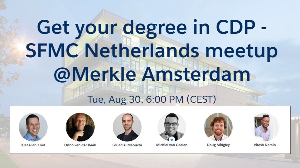 Dutch Salesforce Marketing Cloud Usergroup tweet media