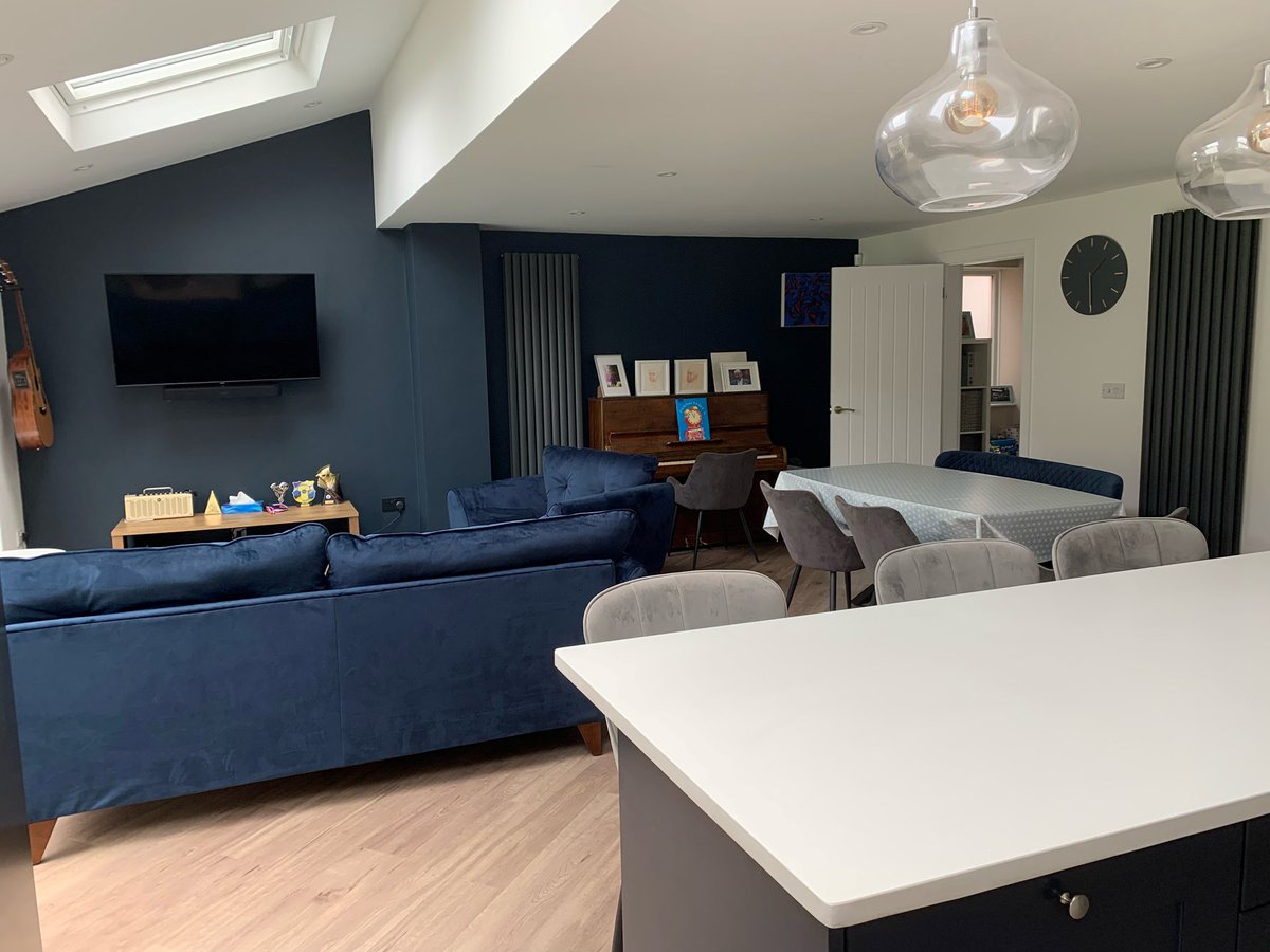 CDWPlans's tweet photo. Finished internal photographs of a rear extension and structural wall knock through, designed by CDWP, to create this fantastic open plan area with lots of natural light! #CDWP #architecture #structuralengineering #homeextension https://t.co/WYHWkn41RF