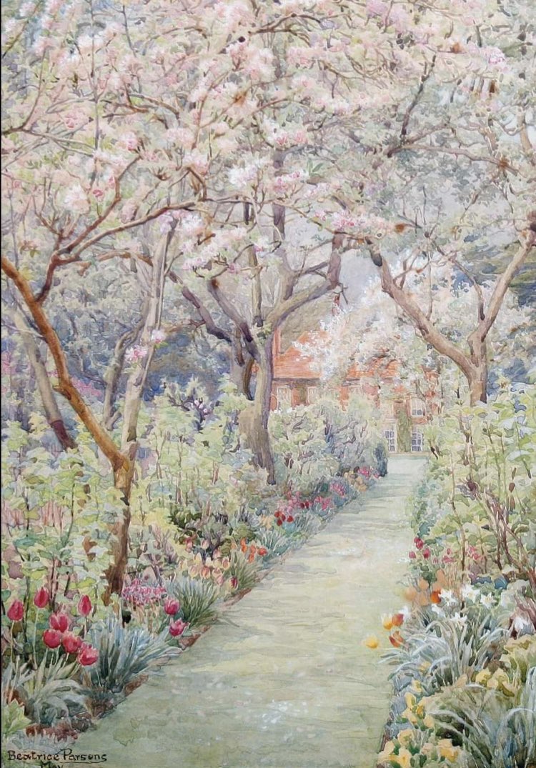 The Garden Path c1900 #BeatriceParsons