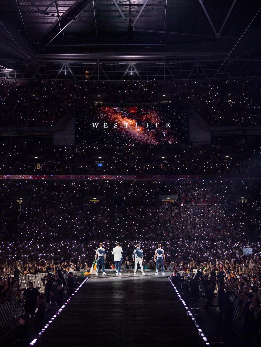 Went to see <a href="/westlifemusic/">Westlife</a> at Wembley Stadium.What struck me, (aside from the striking funky cow-like black &amp; white outfits!) was them saying they dreamed of playing iconic Wembley Stadium when they first started out.

👉 What is your Wembley? #goals