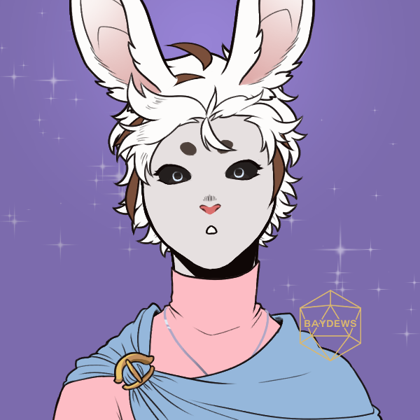 asahearts_'s tweet photo. A Druid Harengon who's no longer able to get back home to the Feywild. Join his One Shot Adventure with
@gleebtorin
as the GM Aug 12th!! More deets to follow! #Picrew #Haregon #DnDcharacter https://t.co/mtjCnAd4AY