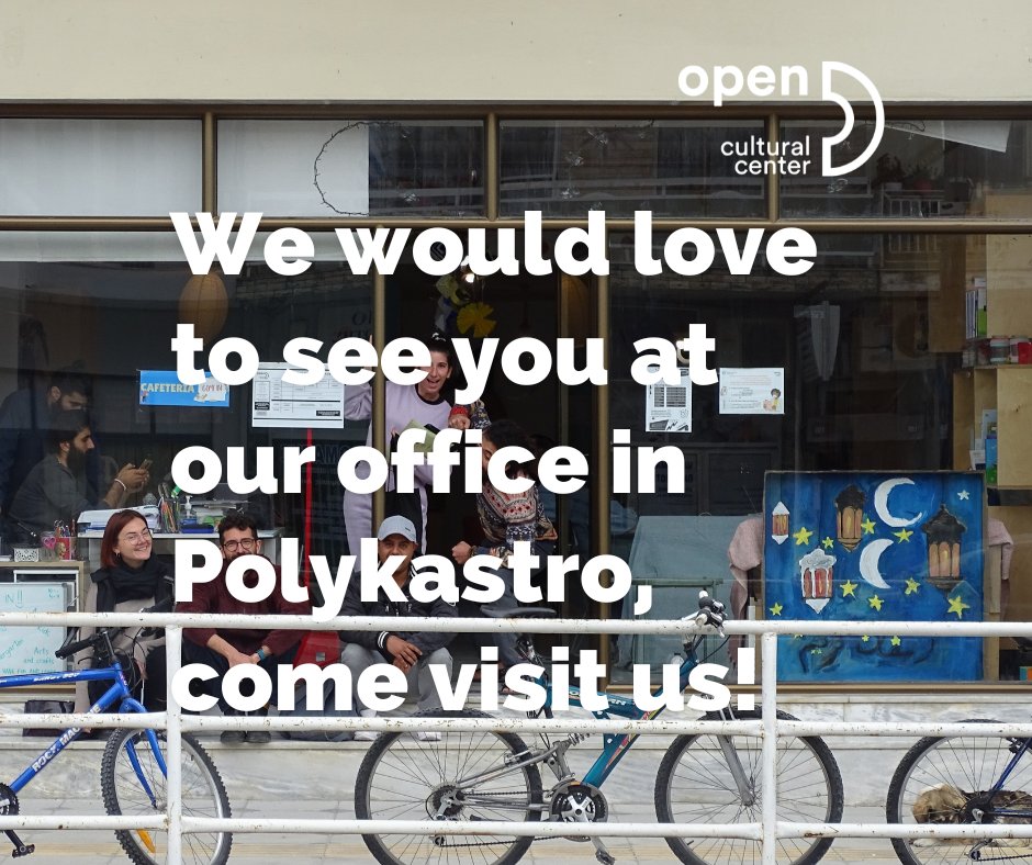 OCC_Project's tweet photo. Have you visited our #office in #Polykastro? Our branch in #Greece works closely with #refugee people who live in the Nea Kavala camp, Axioupoli, and Polykastro.
We carry out many #projects in several spaces: the Community Cafeteria, the Kindergarten, the Women's Space... 👀 https://t.co/whxr1bHyGk