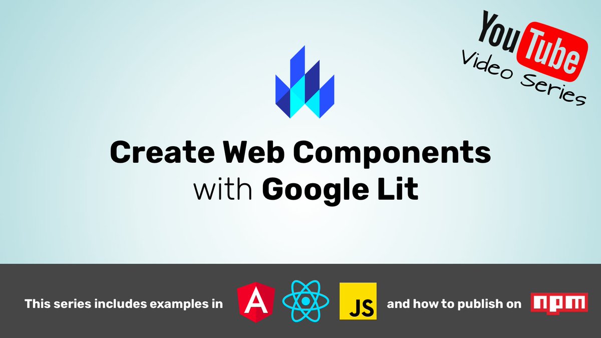 biondifabio's tweet photo. I have published the first 6 videos of my new free course to create web components using the Google Lit ( @buildWithLit ) and how to publish them on @npmjs .
The course includes videos to understand how to use them in VanillaJS, Angular 14 and React 18.
https://t.co/bb7q5j9cIm https://t.co/5huahr8Xh2