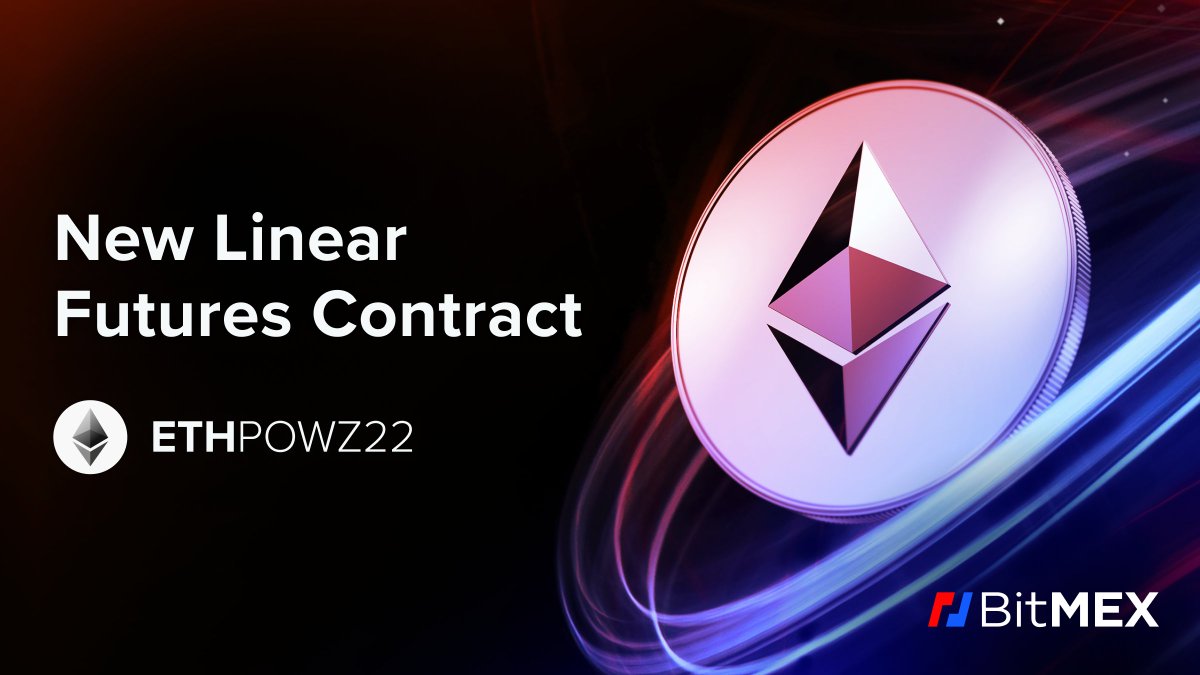 🚨This just in 🚨

A brand new ETHPOW futures contract is dropping on BitMEX tomorrow:

$ETHPOW $USDT 

Contract deets👇
blog.bitmex.com/ethpow-coin-li…