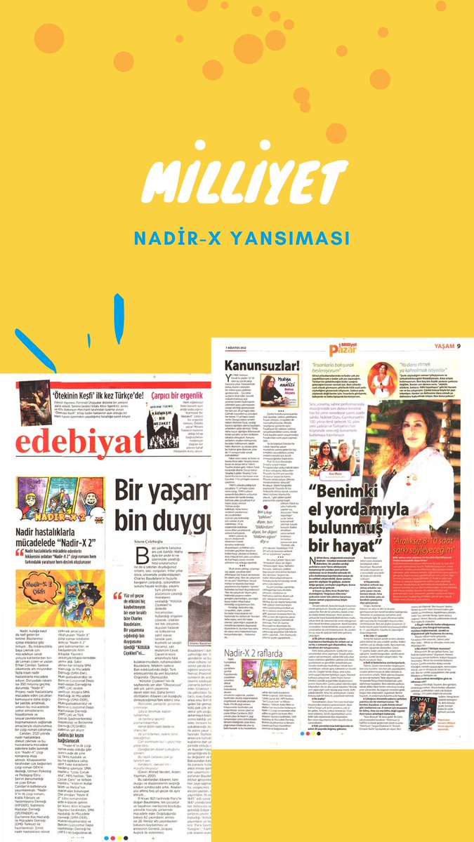 Nadir-X projemizin ikinci kitabının haber yansımaları